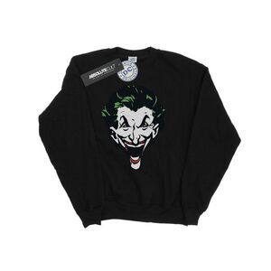 DC Comics Mens The Joker Big Face Sweatshirt / Black
